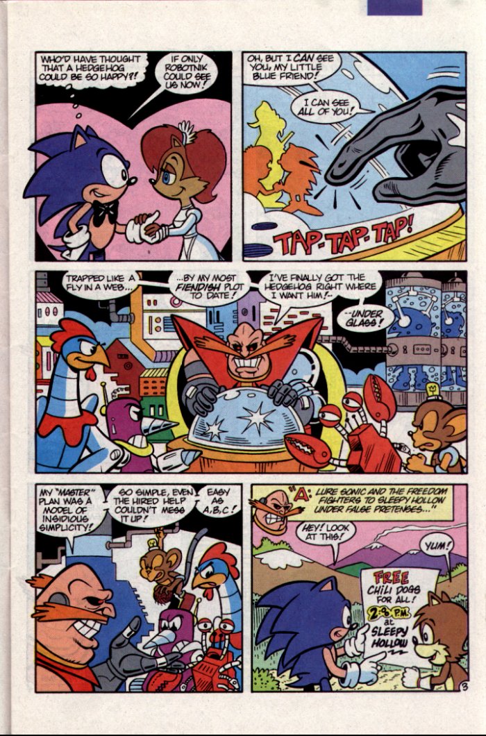 Sonic - Archie Adventure Series November 1994 Page 3